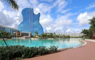 Seminole Hard-Rock Hotel-&-Casino vista fachada hotel