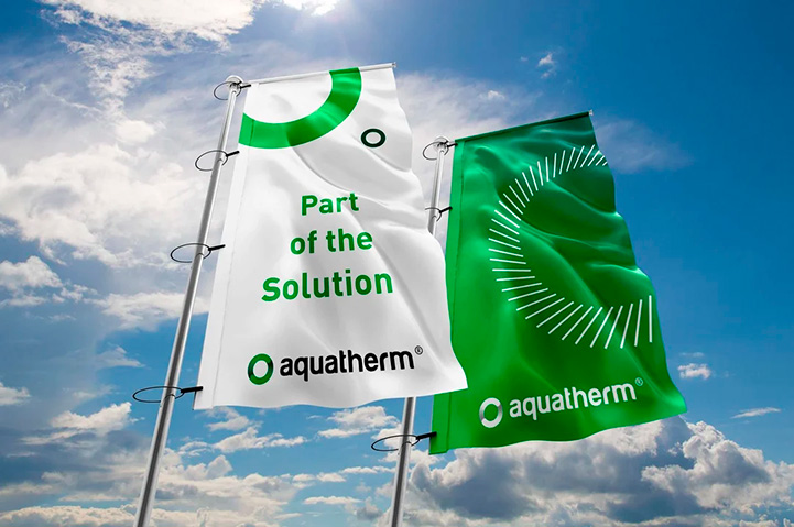aquatherm: Parte de la solución. Part of the solution.