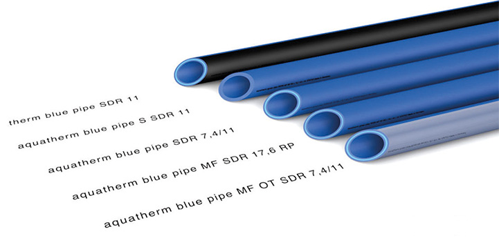Tuberías de polipropileno aquatherm blue pipe MF RP, sección